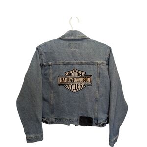 Vintage Harley-Davidson Denim Trucker Jacket‎